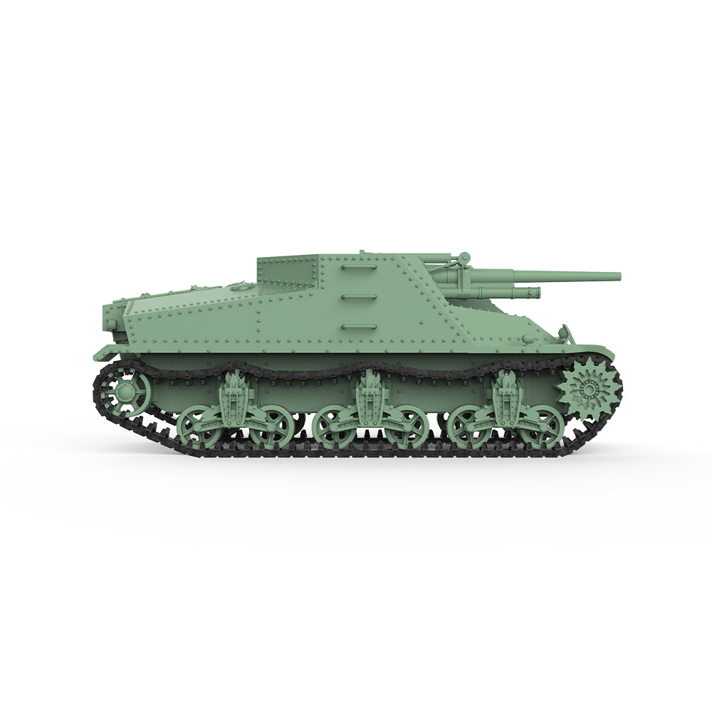 SSMODEL 500D Finished Painted Military Model Kit US T40 3-inches Artillery Tank Destroyer
