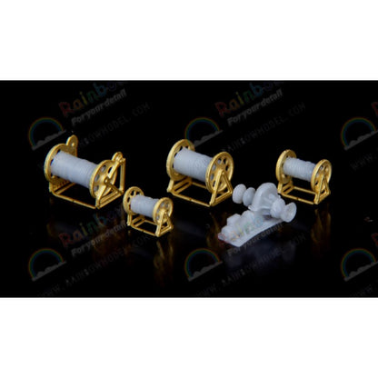 Rainbow RB3551 IJN Cable Reels & Winch [2PE, 40+6Resin parts]