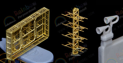 Rainbow RB3552 1/350Detail Up IJN Radar (Type 13/21/22) [3DP+PE]