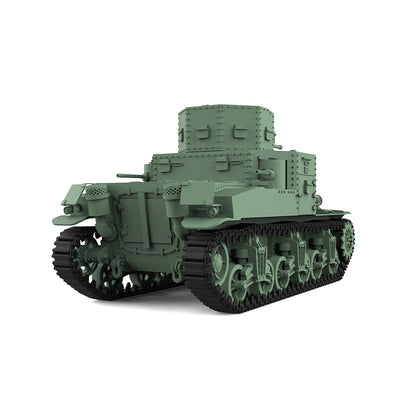 SSMODEL 525 Military Armoured Model Kit US M2A1 Medium Tank