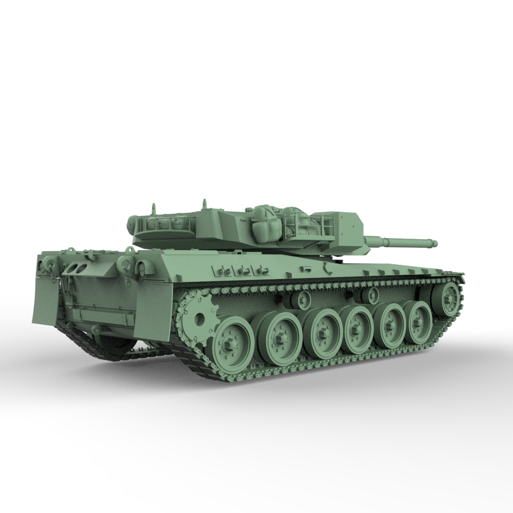 SSMODEL 924 Scale Military Model Kit US XM1 Main Battle Tank