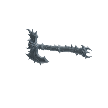 MRY-SFW LYGS422 Demon Style Axe Weapon Modern Model 3 pcs