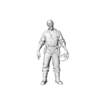 MRY-SFW LYGR315 3D Printed Construction Site Workers Zombies Set ¡§C Builder, Steel Fixer, Cement Worker, Electrician, Tower Crane Driver Model Kit