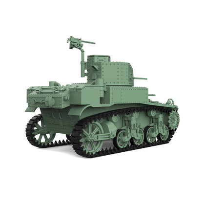 SSMODEL 504 Military Armoured Model Kit US M3 Light Tank