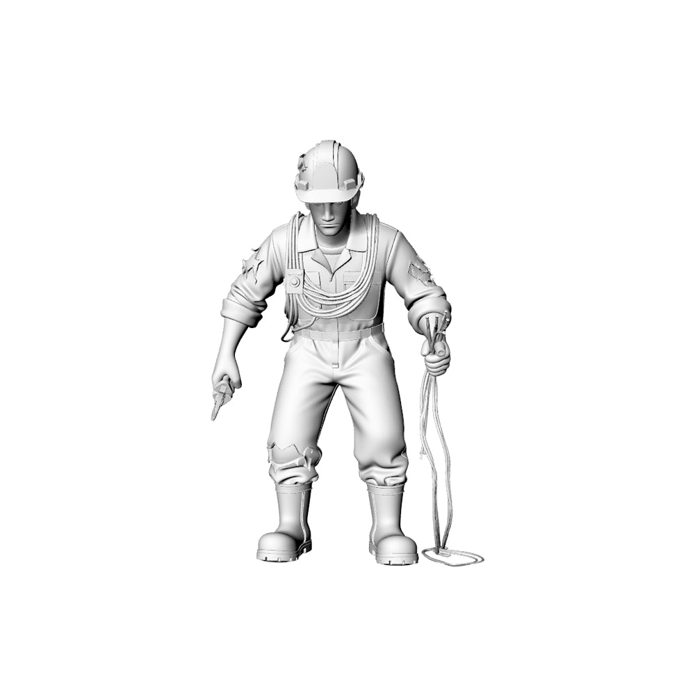 MRY-SFW LYGR322 3D Printed Post-Apocalyptic Wasteland Auto Repair Survivors Set Wargame Miniatures