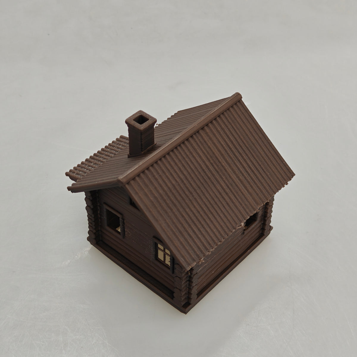 RHF0435 Small wooden house with many windows in the forest D – LCD 3D printed resin model kit, image 6