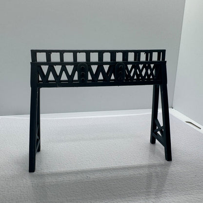 LYTS097  3D Printed Model Kit Model Railway Scenery Dwarf Block Signal And Bridge Set