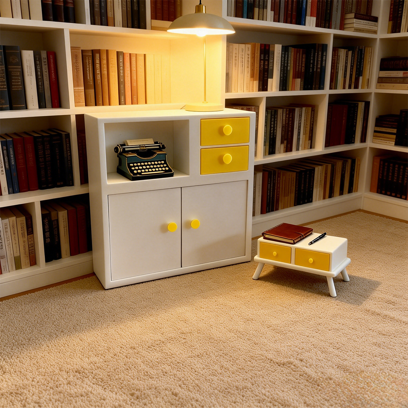 RHF243 Cabinet 3D printing DIY miniature scenes dollhouses creative ornaments desktop scenes and miniature models for BJD and OB dolls cabinet