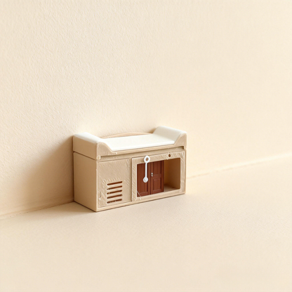 RHF259 Cat Scratcher Miniature Scene Model Ornament Original Cute & Healing Mini Cat House Dollhouse Furniture Accessory Home Scene Props