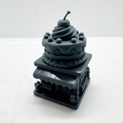 LYTS175 3D Printed Cake-Themed Pastry Shop Model - Miniature Scene Dollhouse Decor Ornament