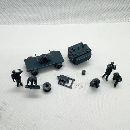 Yao's Studio LYTS075 Diorama 3D Railway Train Scene Railway Maintenance Equipment Set