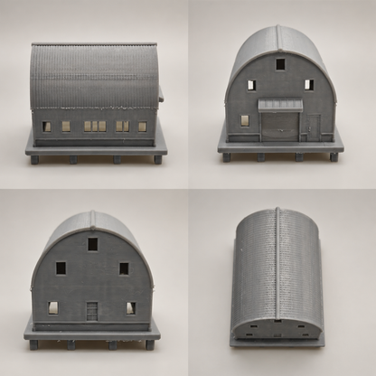 RHF0438 Domed industrial building Desktop Ornament Sand Table Architecture Architectural Model Miniature House Small-scale Landscaping