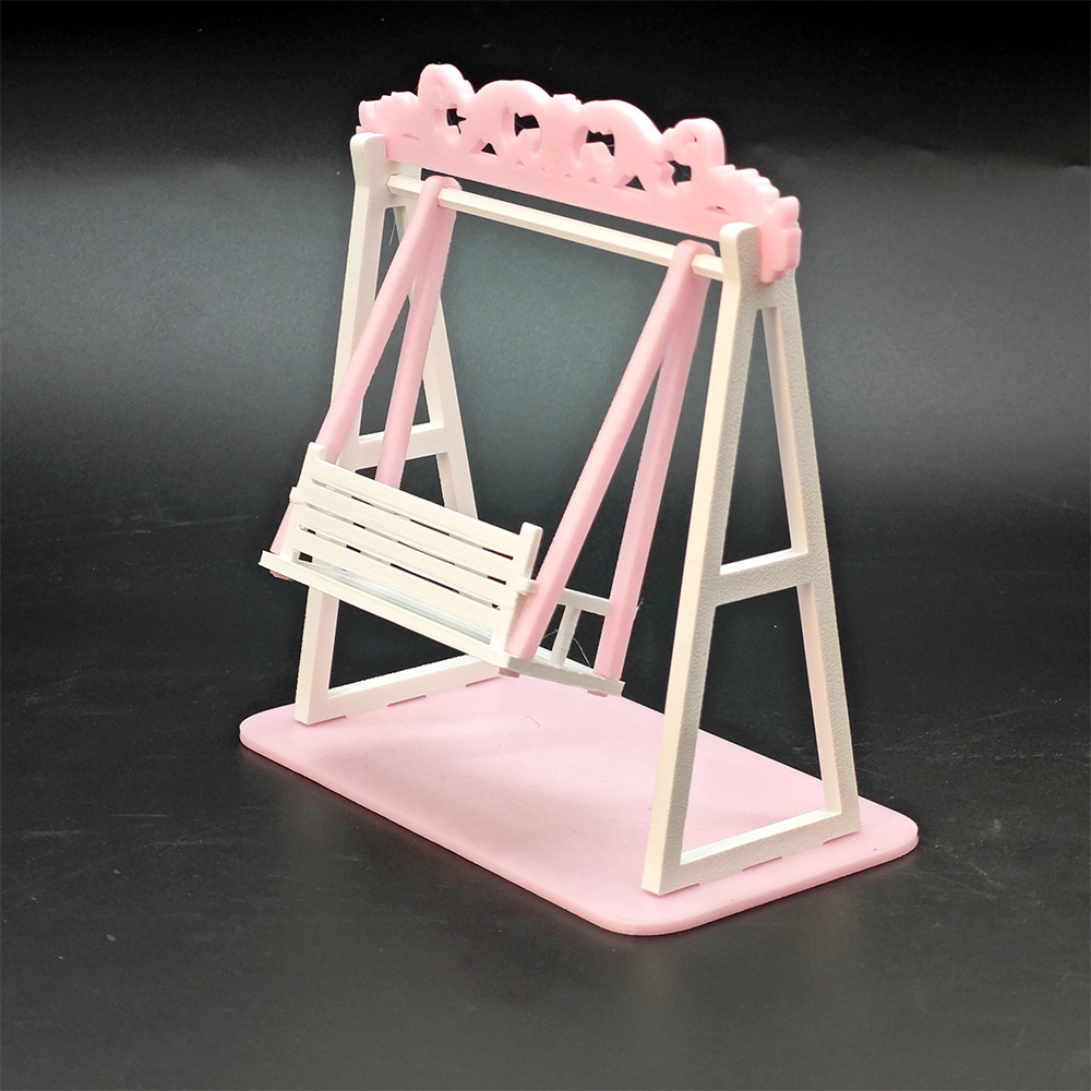 LYTP121030 1/12 Garden Swing 3D Printing DIY Miniature Scenes, Dollhouses, Creative Ornaments, Desktop Displays, Mini Models, 1/12 Scale, BJD OB Dolls