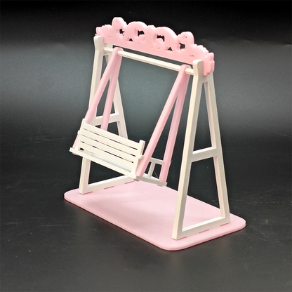 LYTP121030 1/12 Garden Swing 3D Printing DIY Miniature Scenes, Dollhouses, Creative Ornaments, Desktop Displays, Mini Models, 1/12 Scale, BJD OB Dolls