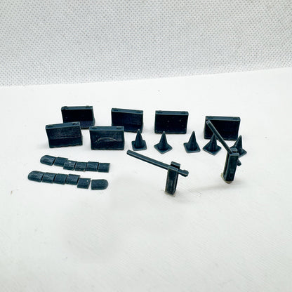 Yao's Studio LYTS076 Diorama 3D Railway Train Scene Modern Barrier Toll Station