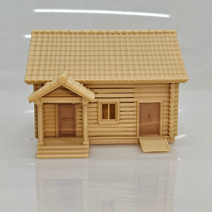 RHF0427 Farm Spire Cabin Desktop Ornament Sand Table Archite – LCD 3D printed resin model kit, image 3