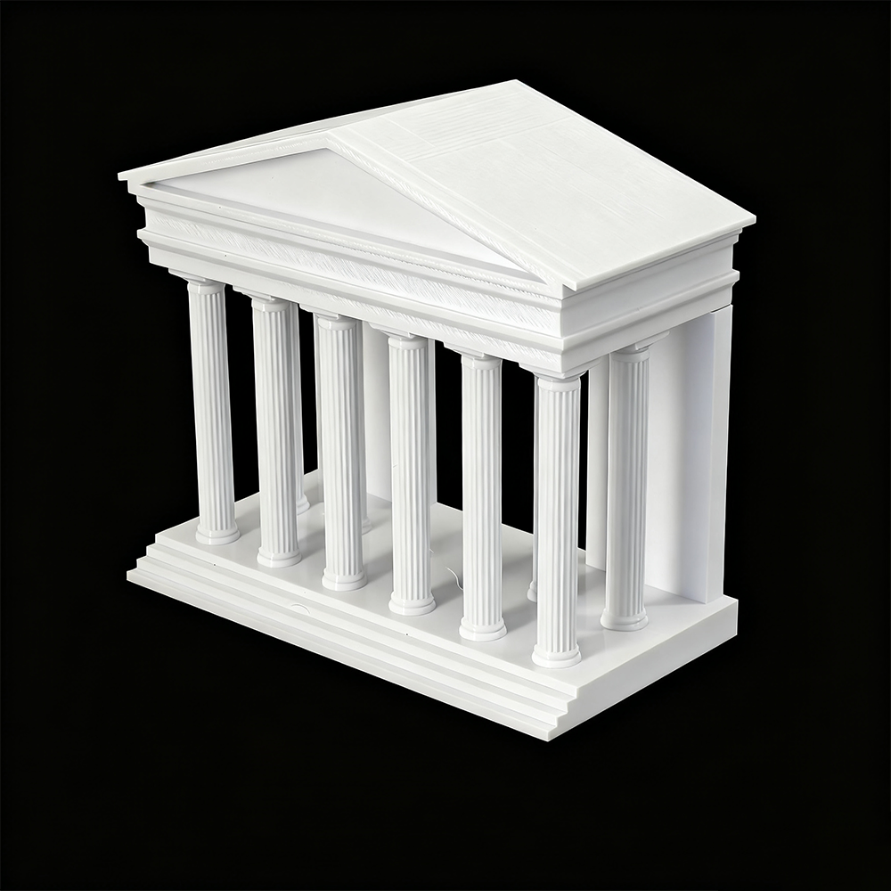 LYTP030B Roman Architecture Ornament ??Roman Temple 3D Printed Roman Architecture Aquarium Ornament- Compatible With Fish Tank & Most Aquariums