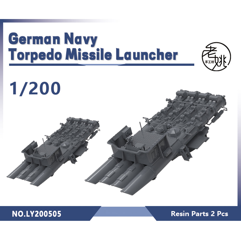 Yao's Studio LY505 Model Upgrade Parts German Navy Torpedo Missile Launcher