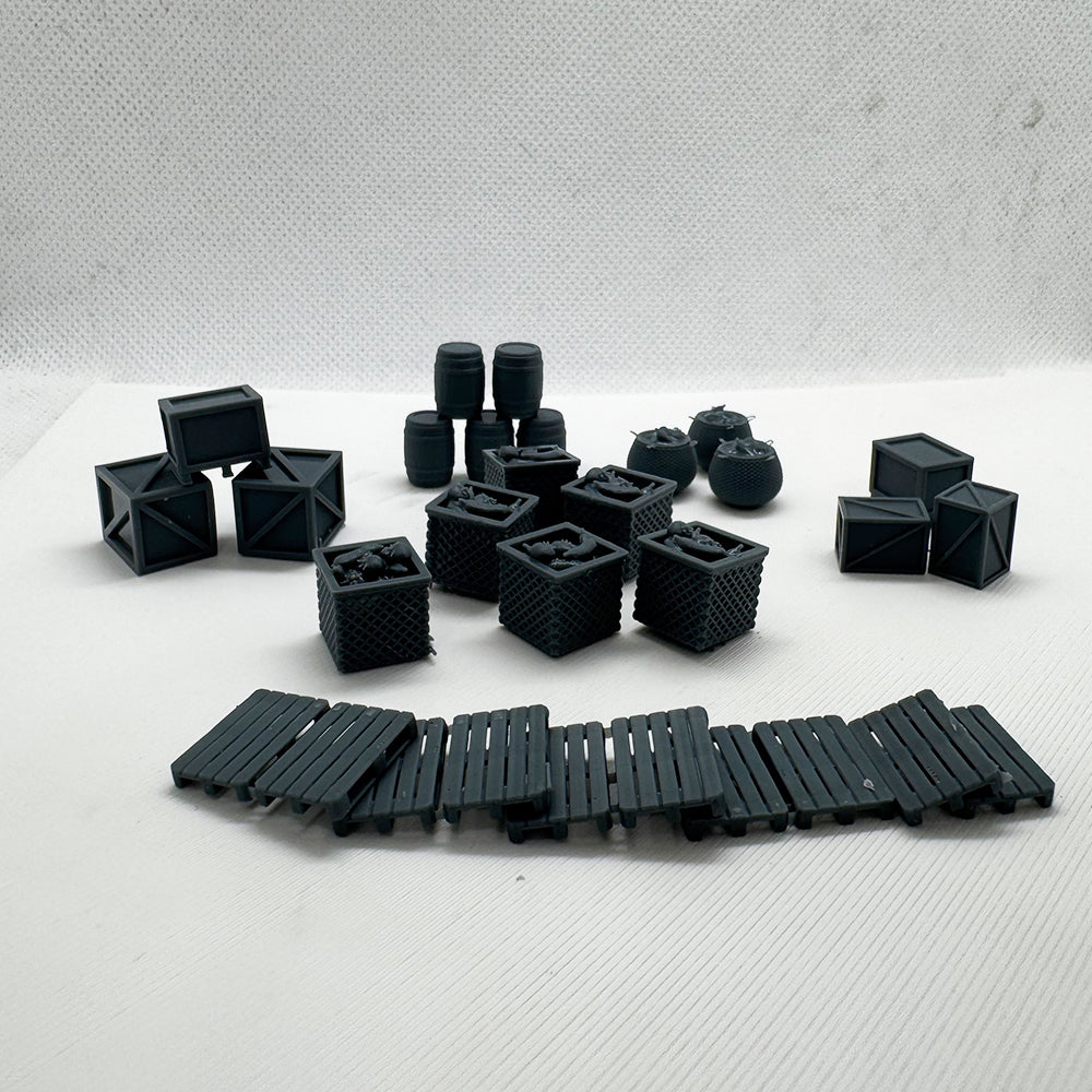 Yao's Studio LYTS055 Miniature Scene Market Items 3D Model Railway Train Scenery