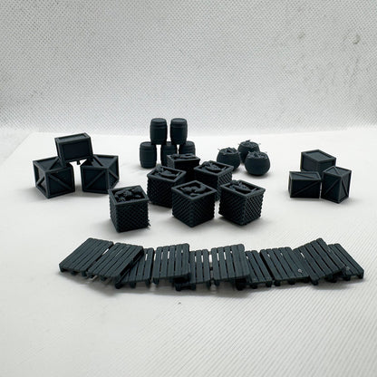 Yao's Studio LYTS055 Miniature Scene Market Items 3D Model Railway Train Scenery