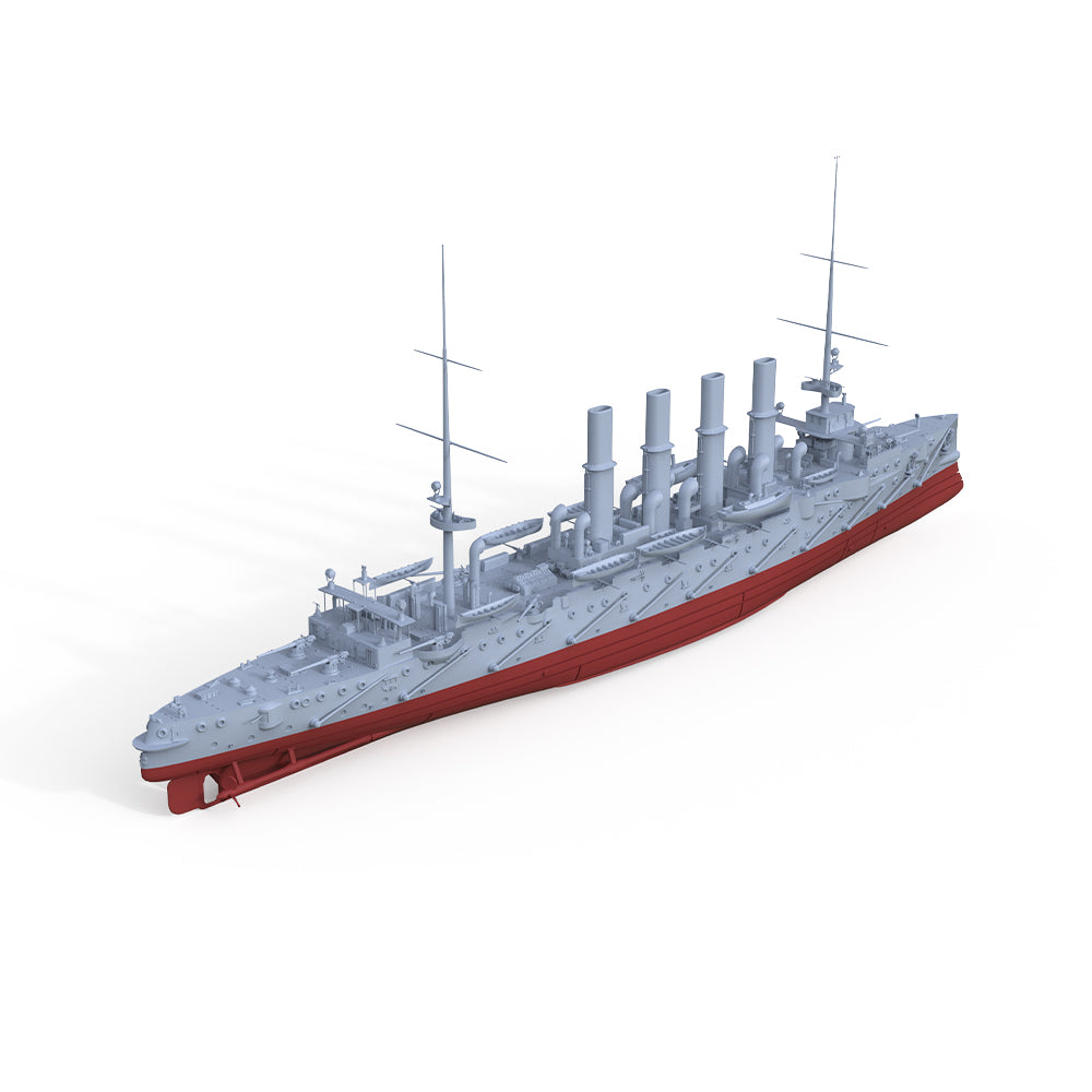 SSMODEL 504S Military Warship Model Kit Russian Navy Varyag Protected Cruiser