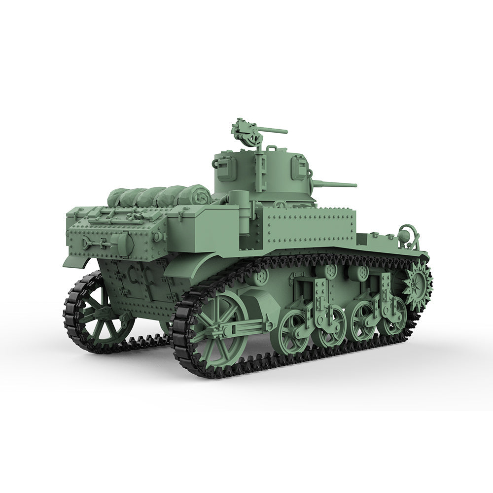 SSMODEL 505 Military Armoured Model Kit US M3A1 Light Tank