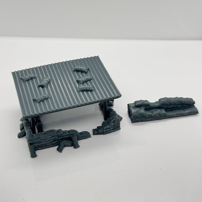 Yao's Studio LYTS082 3D Printed Battlefield Terrain Miniature Figures And Wargame Scenarios Vietnam War Era Machine Gun Bunker