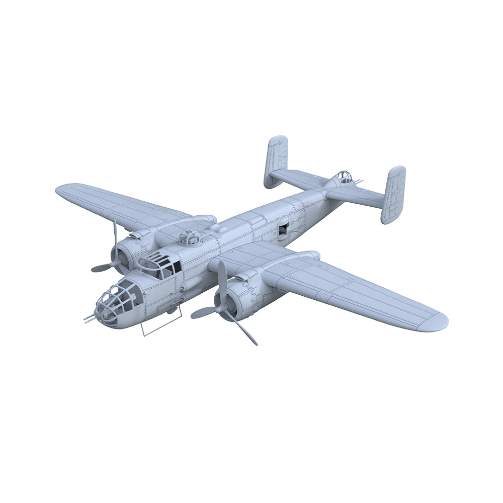 Yao's Studio LYR221 Fighter Aircraft Military Model Kit US Navy B-25J-1 Mitchell Bomber