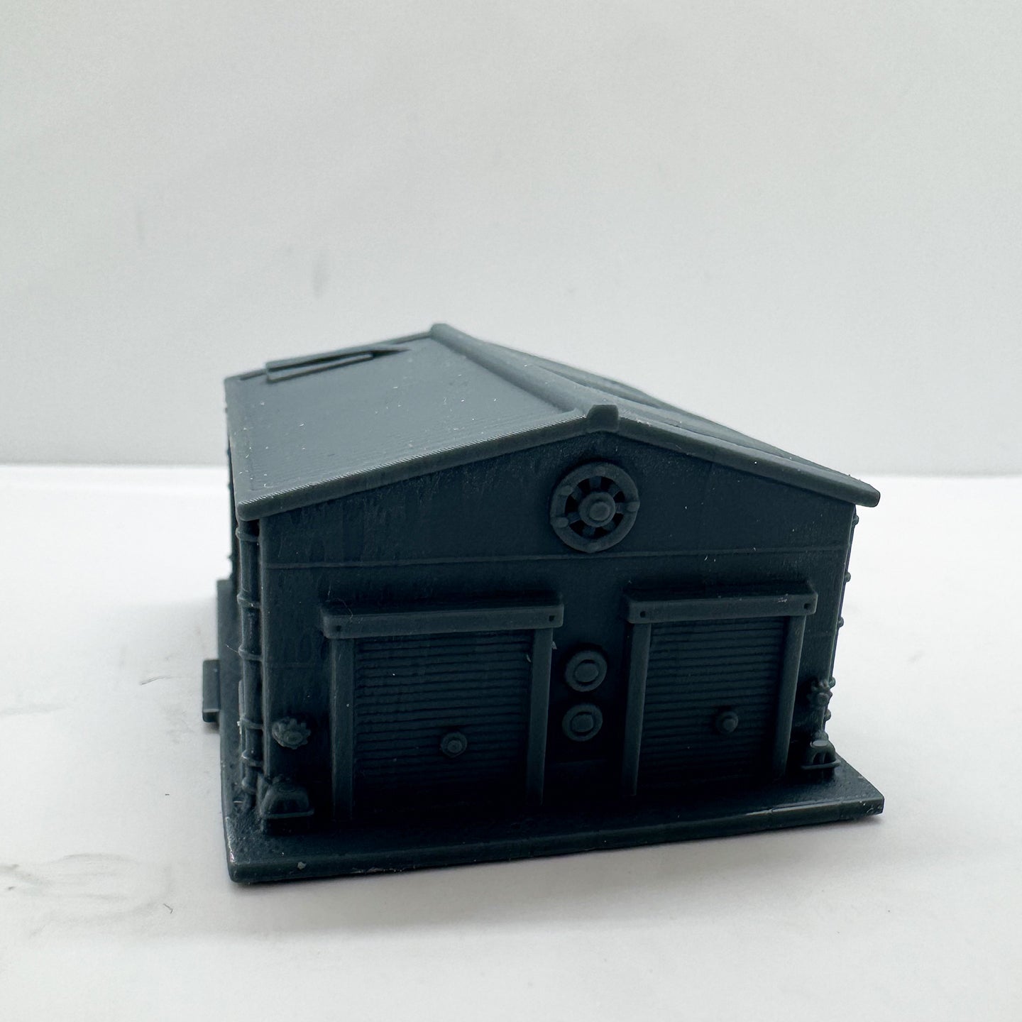 MRY-SFW LYTS131 3D Printed Industrial Warehouse Classic Industrial-Style Architecture Miniature for Diorama Building & Miniature Landscape Enthusiasts