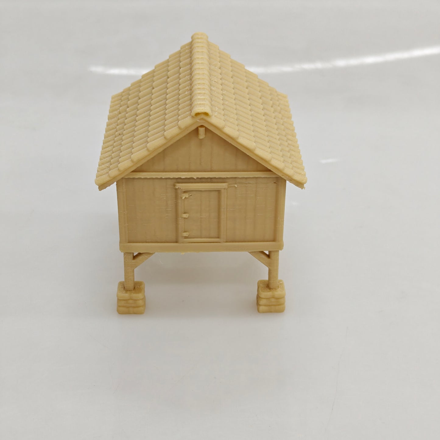 RHF0437 Elevated wooden house Desktop Ornament Sand Table Architecture Architectural Model Miniature House Small-scale Landscaping