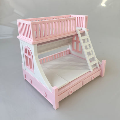 RHF12214 Bunk Beds Mini Ornaments 3D-Printed Dollhouse Desktop Scene OB Doll BJD Original Miniature Furniture