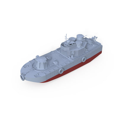 SSMODEL SSC541S 25mm Military Model Kit USN LCM(6) "Zippo" Landing Craft Support (Flamethrower) Full Hull