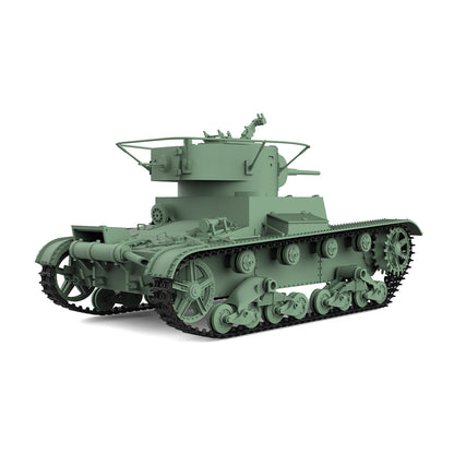 SSMODEL 597 Military Armoured Model Kit Soviet T-26 Light Tank