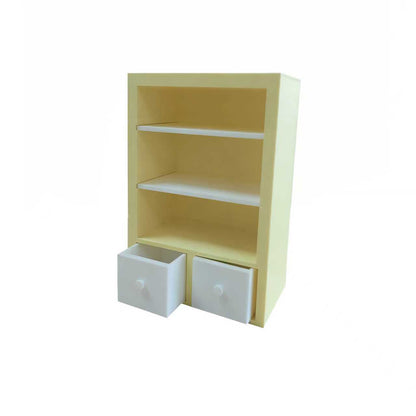 RHF12249 Cabinet & Accent Chair 3D Printed Modern Miniature Furniture, Pull-out Cabinet & Modern Accent Chair Model Miniature