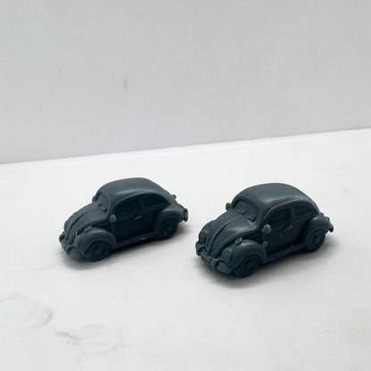 LYTS160 3D Printed Volkswagen Beetle Car Model - Miniature Vehicle for Train Layout Diorama Scenery