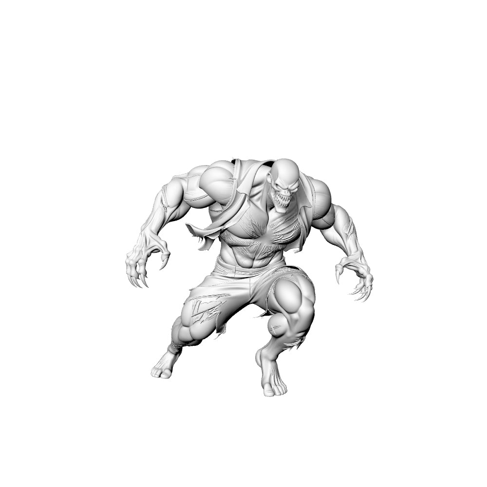 MRY-SFW LYGR318 3D Printed Apocalypse Mutant Zombies Set - Ultimate Flesh, Bone, Venom, Limb, Rage Zombie Model Kit