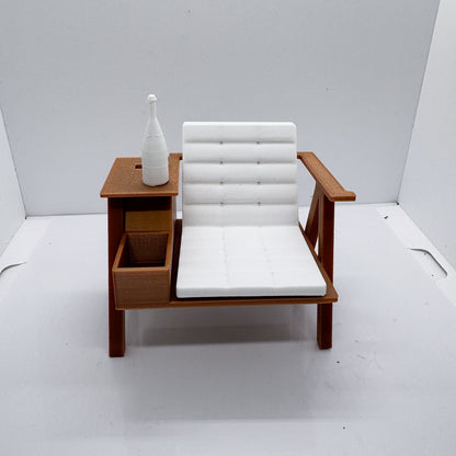 RHF12215 Reading Chair Ornament Model 3D-Printed Dollhouse Desktop Scene OB Doll BJD Original Miniature Furniture