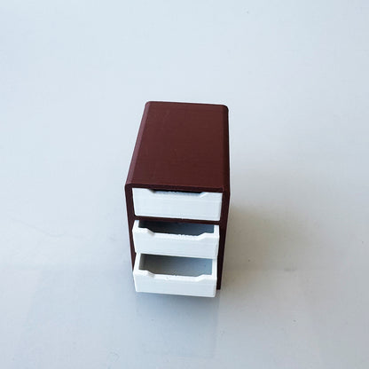 RHF12206 3 Drawer Cabine  Dollhouse Miniature 3D Printed