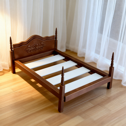RHF12245 Bed 3D printing DIY miniature scenes dollhouses creative ornaments desktop scenes and miniature models for BJD and OB dolls bed