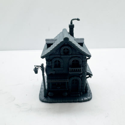 LYTS184 3D Printed Fairy-Tale Stone Cottage Miniature Model - Railroad Diorama Ornament