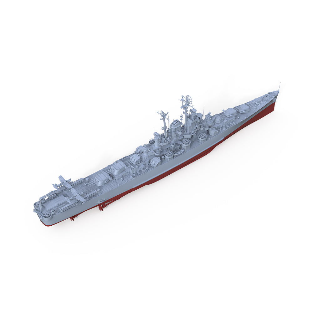 SSMODEL 551S Military Warship Model Kit US Navy Fargo class Light Cruiser CL-106