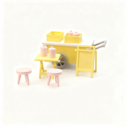 LYTP121028 1/12 Street Food 3D Printing DIY Miniature Scenes Dollhouses Creative Ornaments Desktop Displays Mini Models 1/12 Scale BJD OB Dolls Blind Box Figurines & Dolls