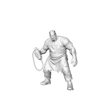 MRY-SFW LYGR310 3D Printed Hospital Medical Staff Zombie Set - Surgeon Nurse Paramedic Pharmacist Attendant Unpainted Model