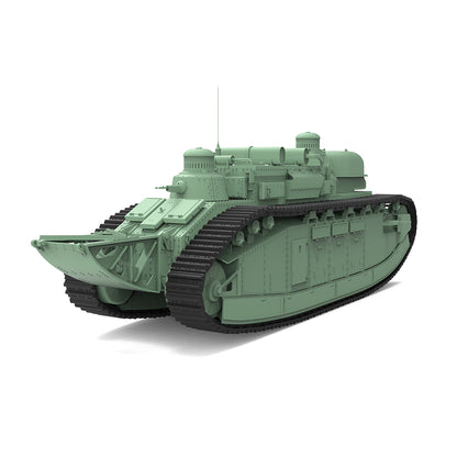 SSMODEL 669D Finished Painted15mm WarGaming Military Model Kit France FCM 2C bis Heavy Tank