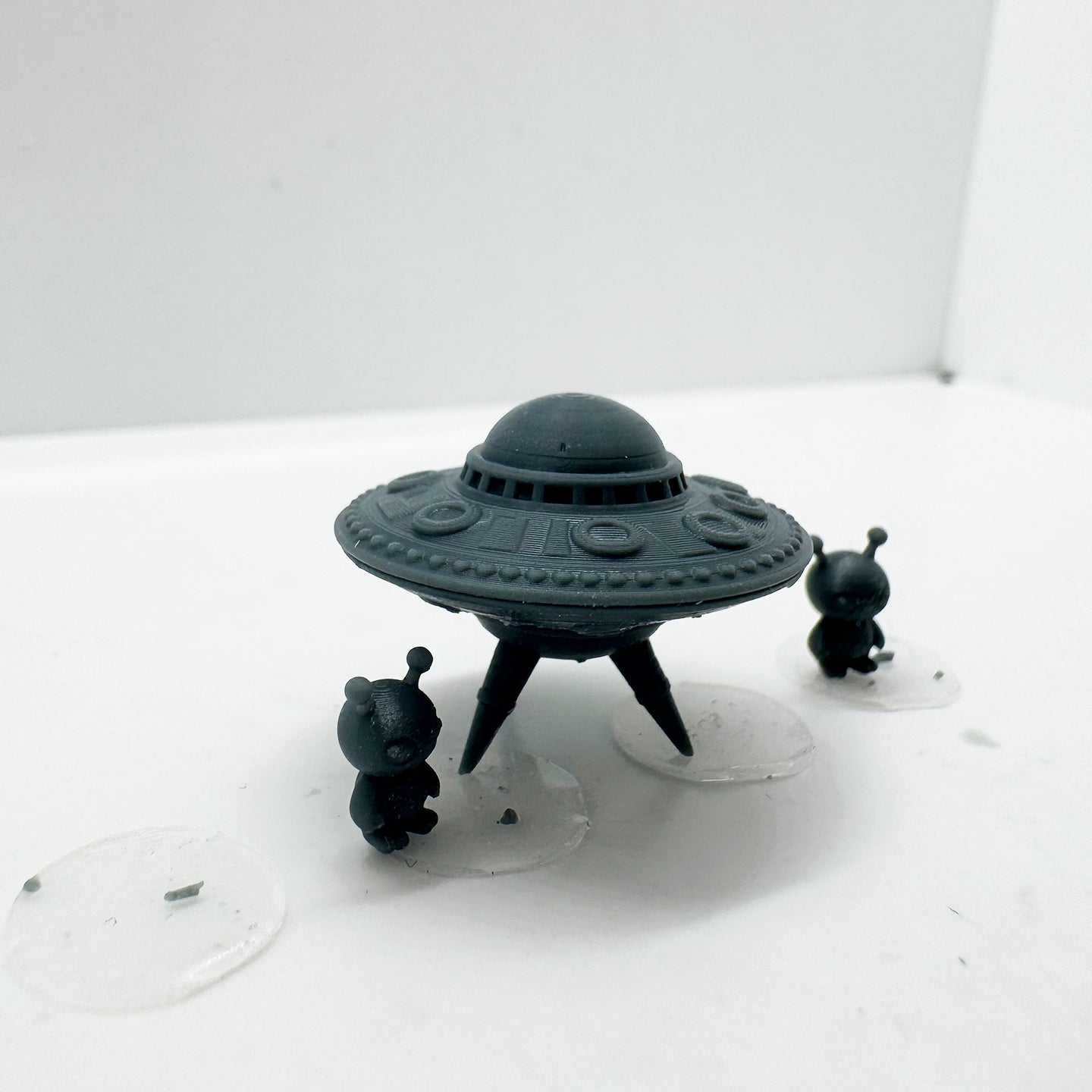 LYTS168 Multi-Style Alien Pet UFO Model - 3D Printed Sci-Fi Ornament