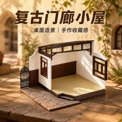 RHF640394 European Street Shop Miniature Frame, Single-Side  – LCD 3D printed resin model kit, image 1
