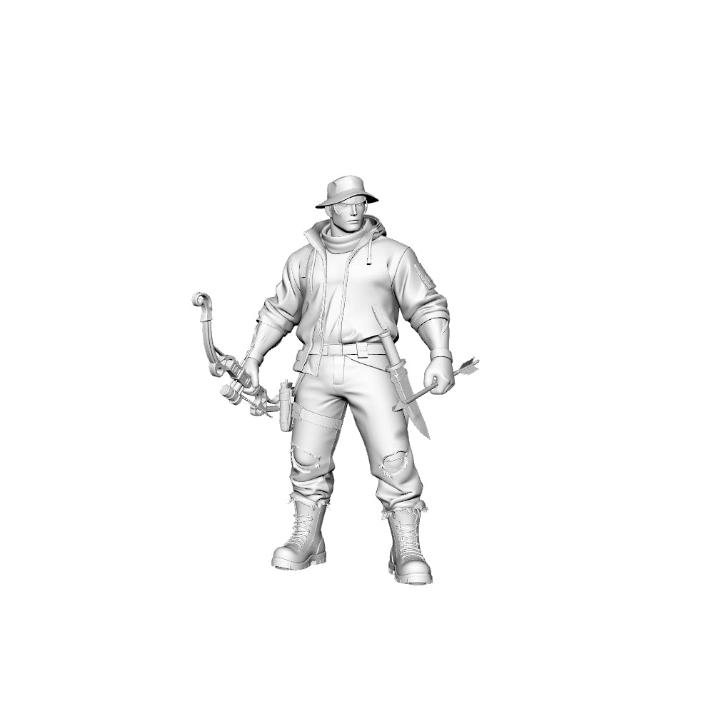 MRY-SFW LYGR325 3D Printed Post-Apocalyptic Outdoor Adventure Survivors Set Wargame Miniatures