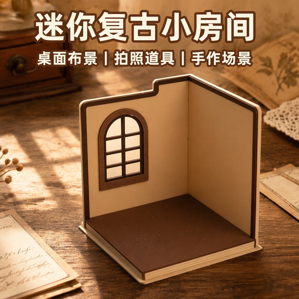 RHF0393 Minimalist Miniature Scene House Frame, Single-Side  – LCD 3D printed resin model kit, image 3