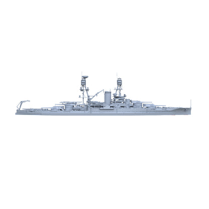 SSMODEL 525 Military Warship Model Kit US Navy Oklahoma Nevada-class Battleship BB-37