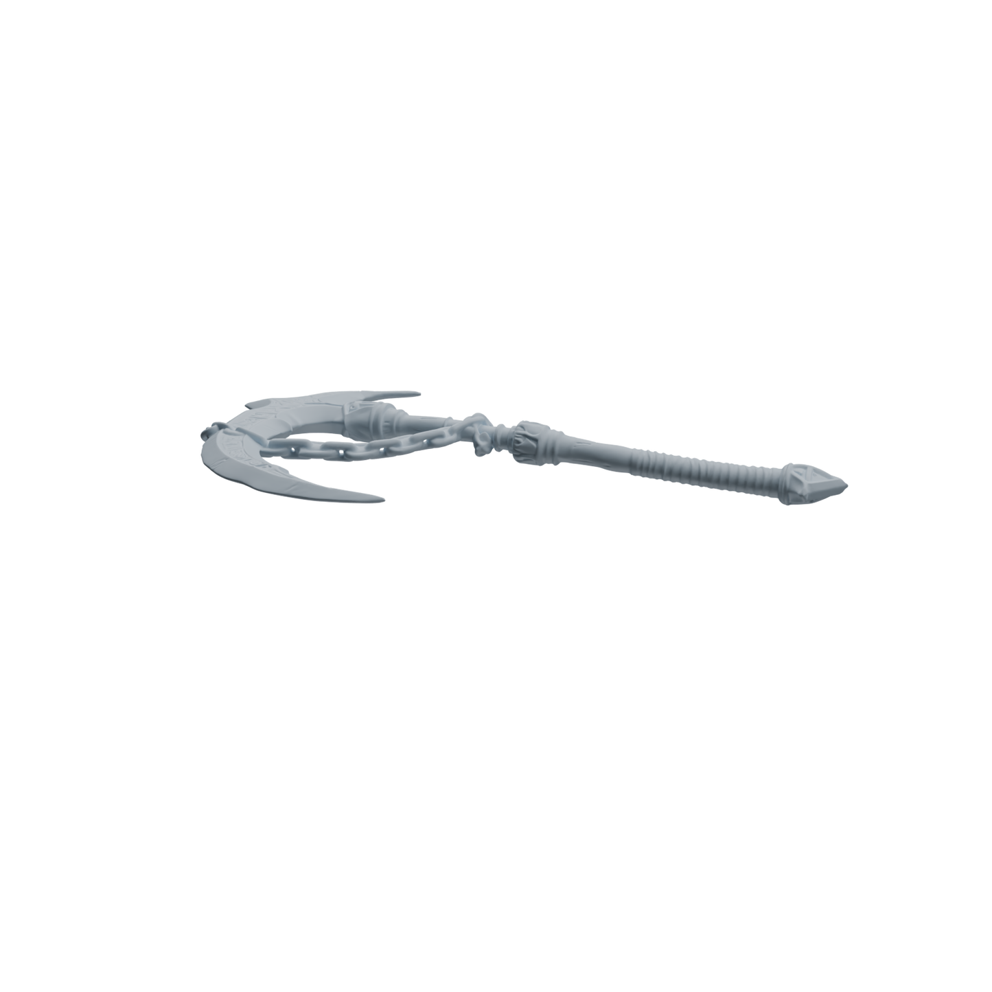 MRY-SFW LYGS417 Axe and Scythe Weapon Modern Model 4 pcs